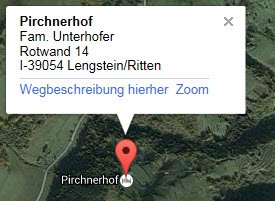 Pirchnerhof-come arrivare